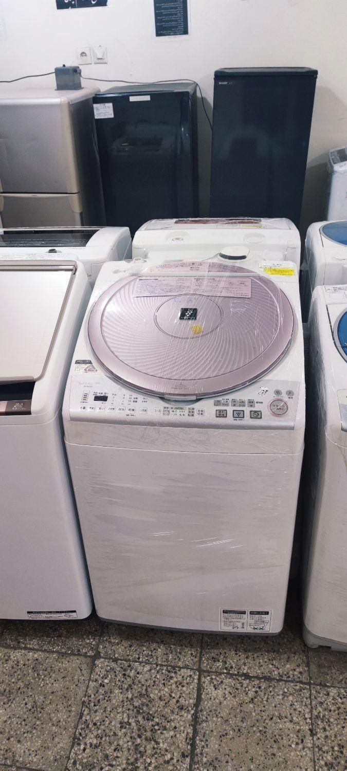 ماشین لباسشویی شارپ هوشمند ژاپنی فول اتوماتیک|ماشین لباسشویی و خشککن لباس|اهواز, سپیدار|دیوار