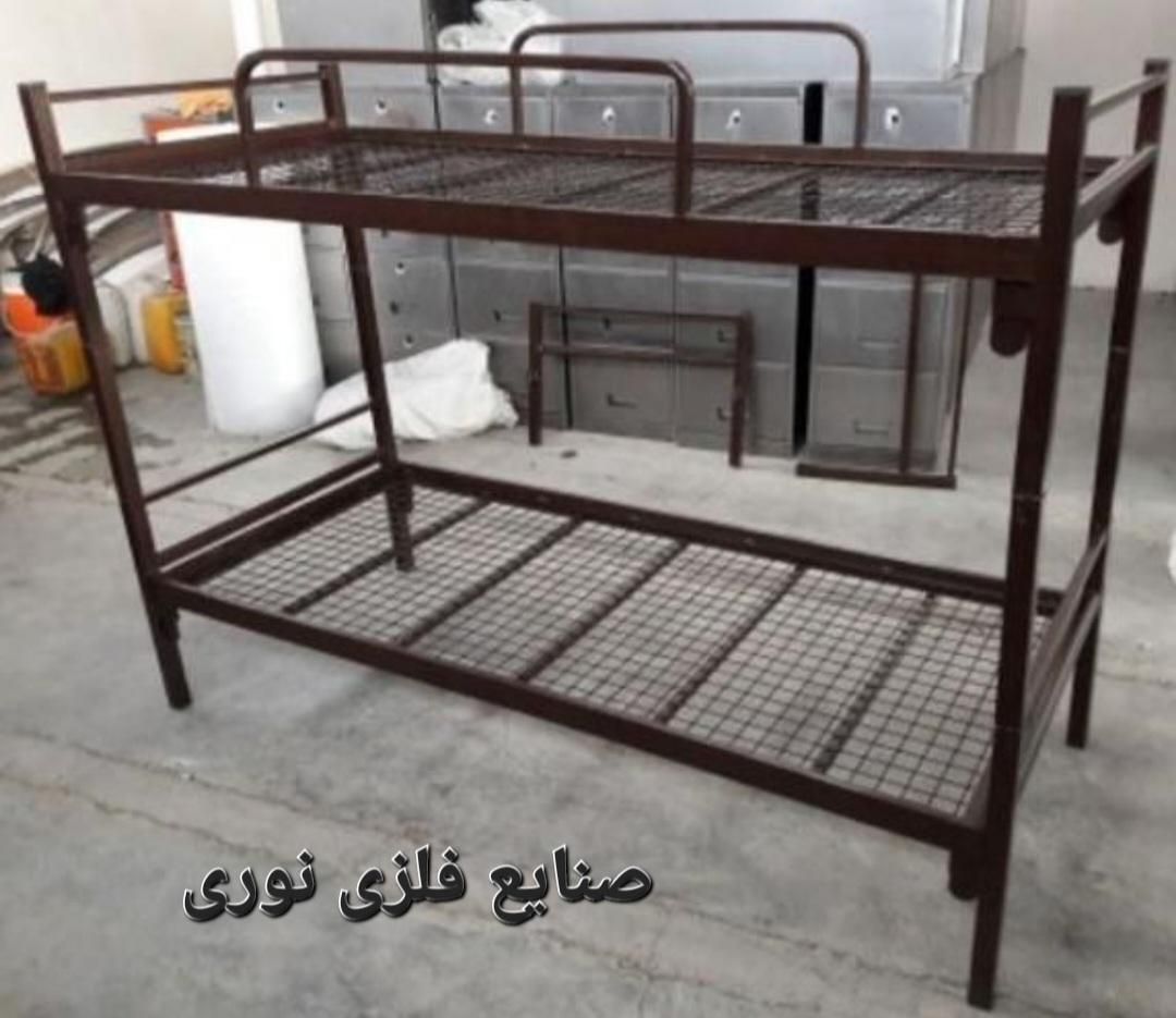 تخت 2طبقه متحرک (تخت دوطبقه) سربازی ودانشجویی|تخت و سرویس خواب|مشهد, خواجه ربیع|دیوار