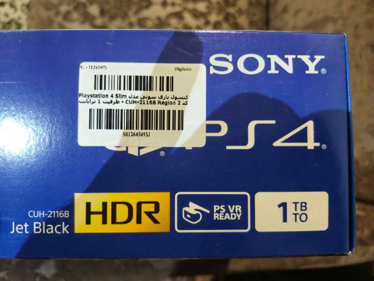 ps4 slim 1tb به همراه یک دسته اصلی اضافه|کنسول، بازی ویدئویی و آنلاین|رشت, گلباغ نماز|دیوار