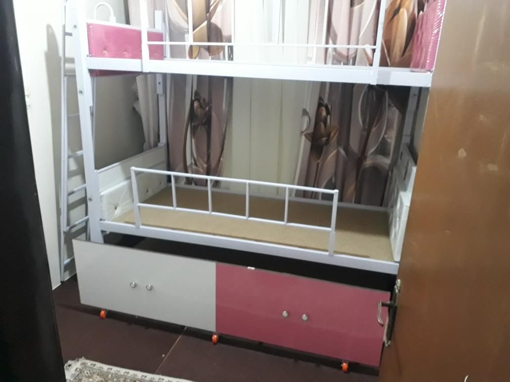 تختخواب سه نفره مهمان میزبان|تخت و سرویس خواب|مشهد, رسالت|دیوار