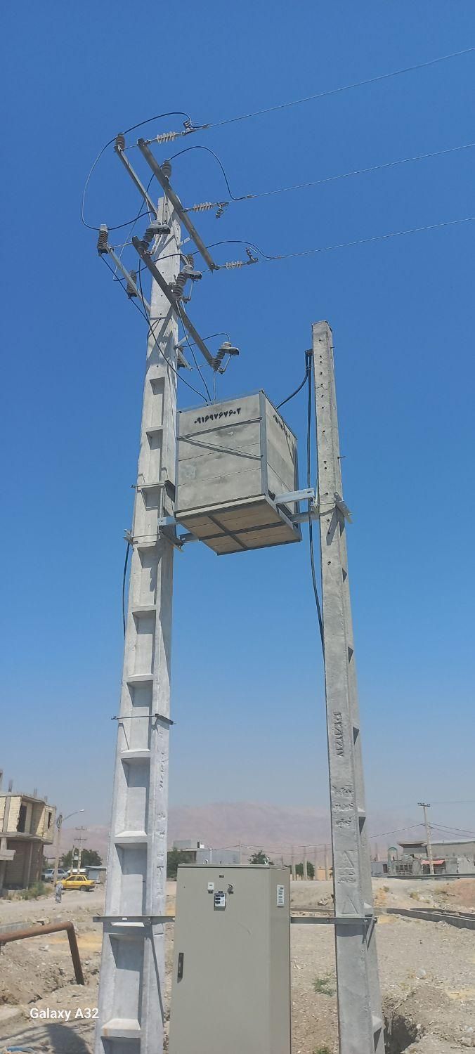 دیوار بتنی ترانسفورماتور،ترانس برق،ترانس|خدمات پیشه و مهارت|خرم‌آباد, |دیوار