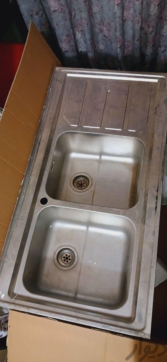 سینک ظرفشویی روکار ایلیا استیل|مصالح و تجهیزات ساختمان|تهران, صادقیه|دیوار