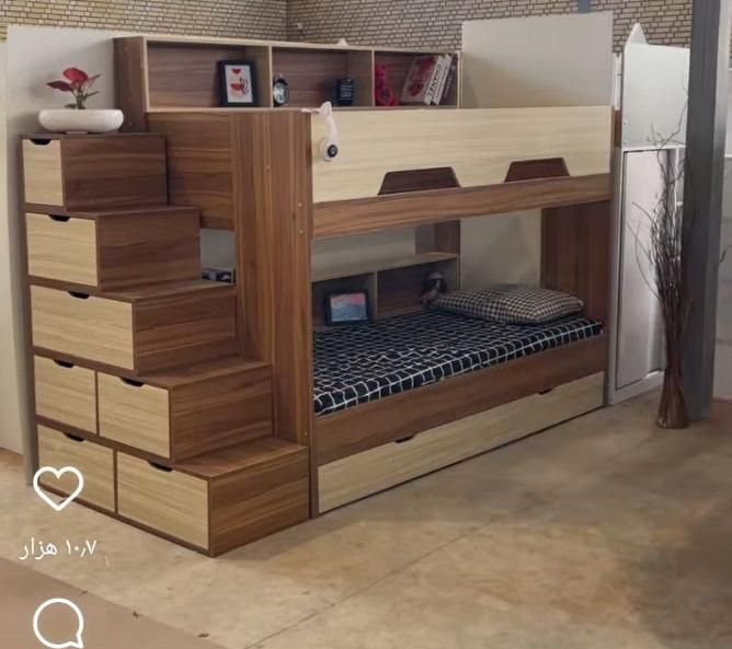 سرویس خواب دوطبقه ام ف نوجوان|تخت و سرویس خواب|شیراز, وصال|دیوار