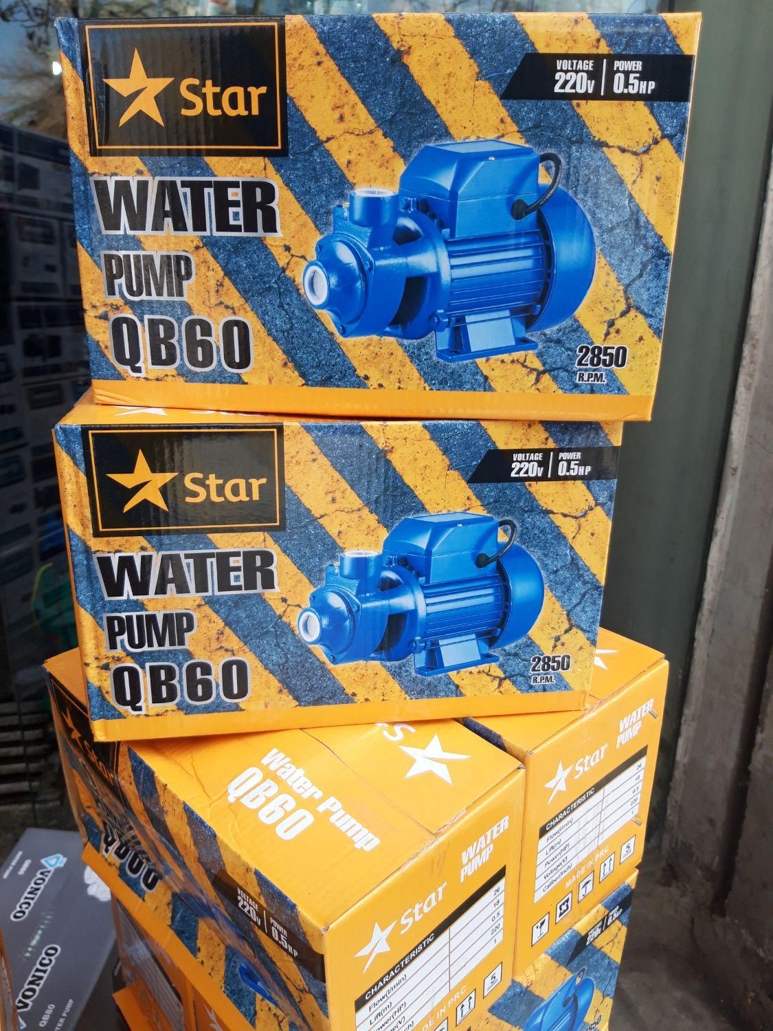 پمپ آب خانگی نیم اسب برند استار Star مدل QB60|مصالح و تجهیزات ساختمان|مشهد, کوشش|دیوار