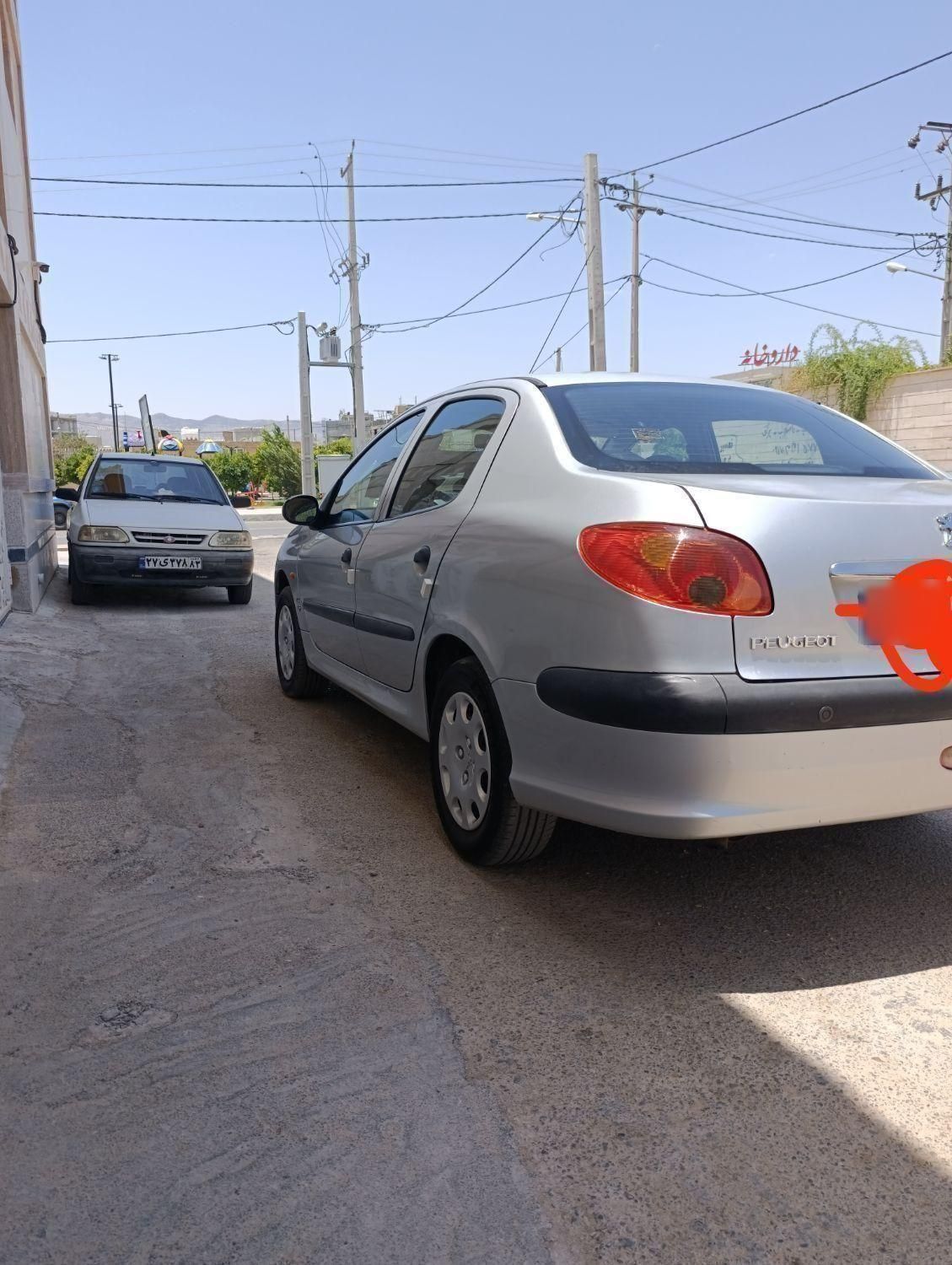 206sd نقره ای|خودرو سواری و وانت|فسا, |دیوار