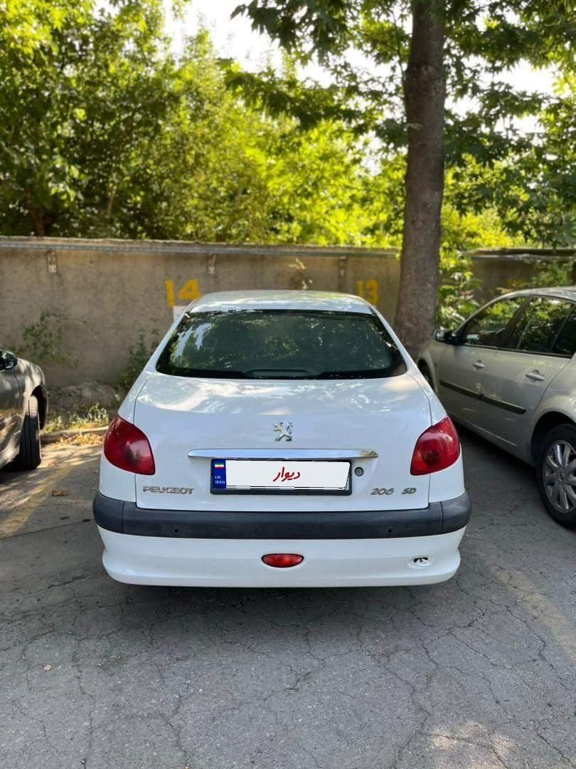 پژو 206 SD V8، مدل ۱۳۹۶|خودرو سواری و وانت|ارومیه, |دیوار