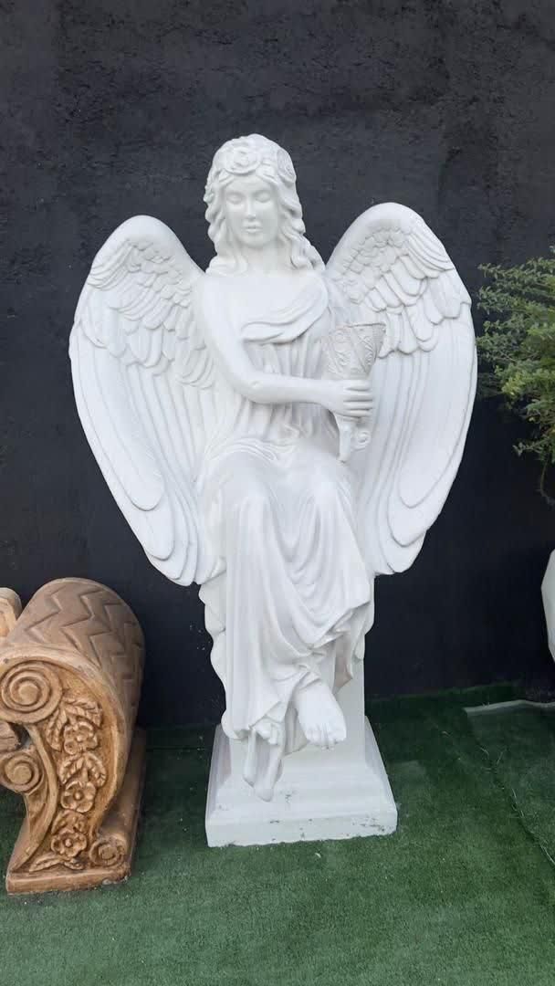 مجسمه تندیس فرشته آبنما حوض گلدان نیمکت باربیکیو|کافی‌شاپ و رستوران|ایلام, |دیوار