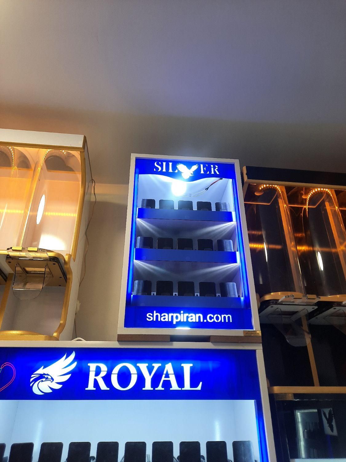 قفسه سیگار تنباکو 30گار نورپردازیmdf ۴۰ باکس|فروشگاه و مغازه|کرمانشاه, |دیوار