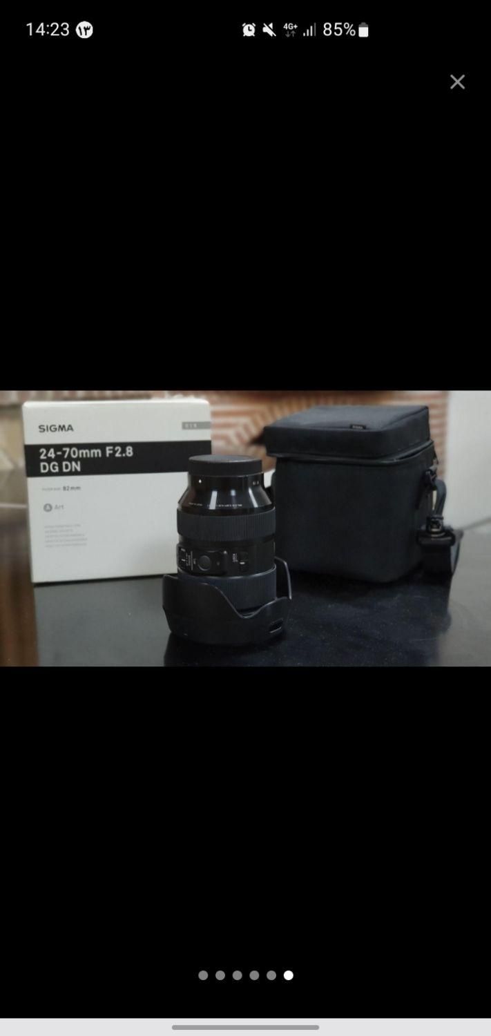 لنز سیگما sigma 24 70 sony|دوربین عکاسی و فیلم‌برداری|تهران, کوهک|دیوار