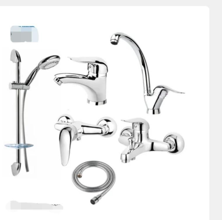 پک شش عددی شیرآلات|مصالح و تجهیزات ساختمان|دوگنبدان, |دیوار