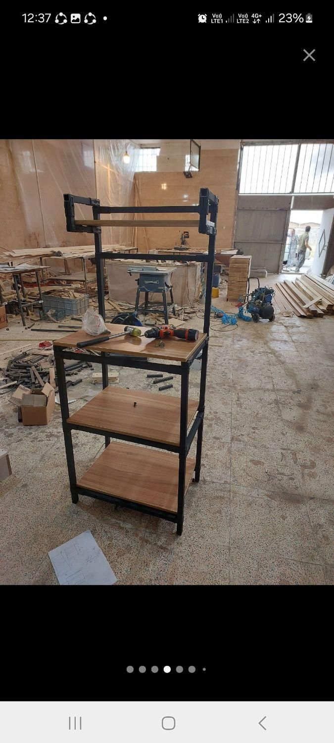 میز کافه بار آهن و ام دی اف|مبلمان خانگی و میز عسلی|کرج, پیشاهنگی|دیوار