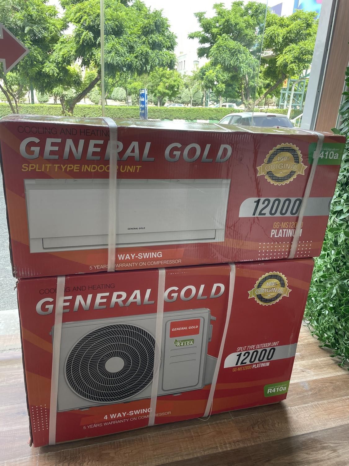 کولرگازی جنرال گلد12هزار ۱۲General platinimگاز410|کولر گازی و فن‌کوئل|تهران, نیاوران|دیوار