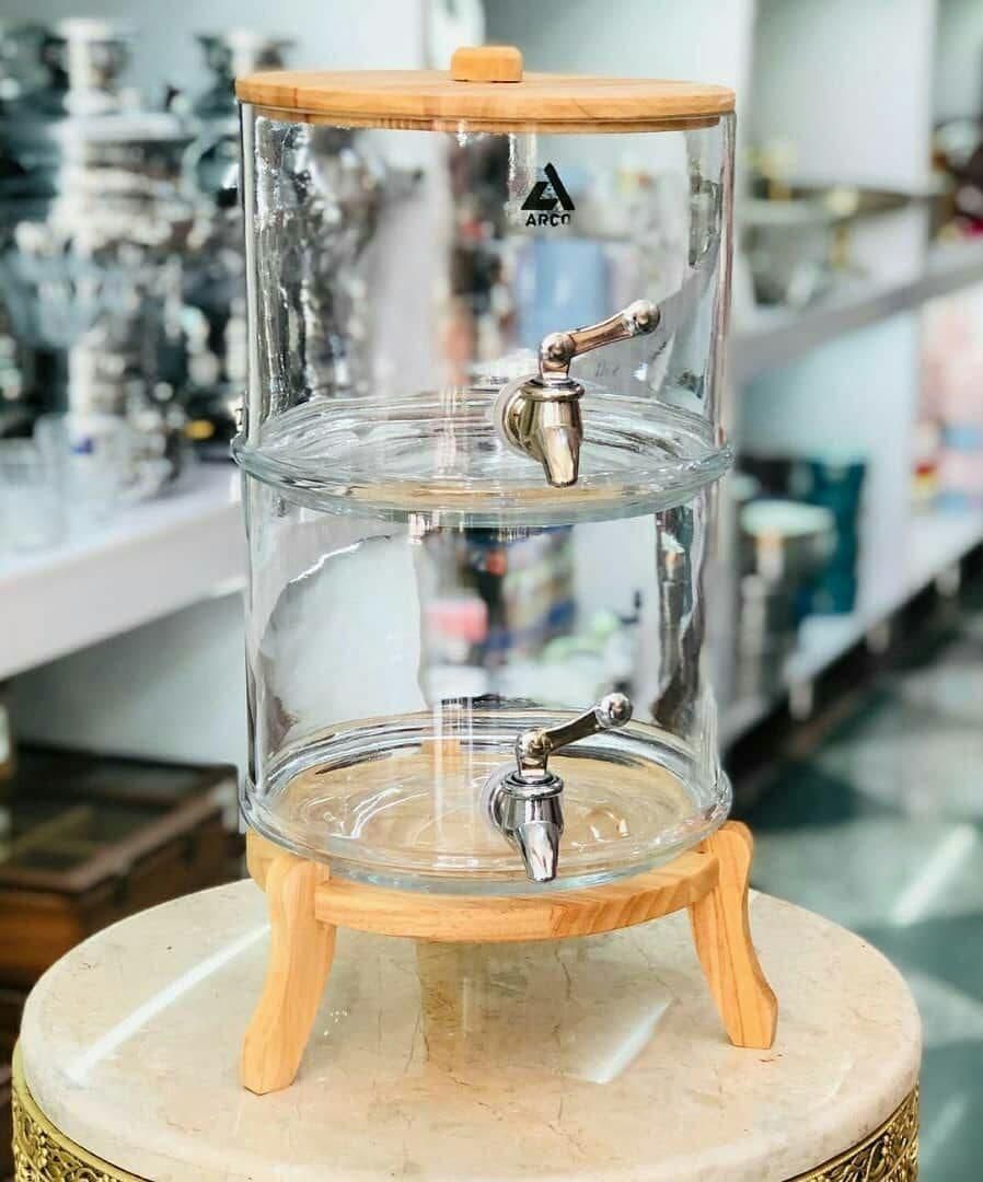 کلمن شیشه ای دوطبقه|ظروف سرو و پذیرایی|تهران, جی|دیوار