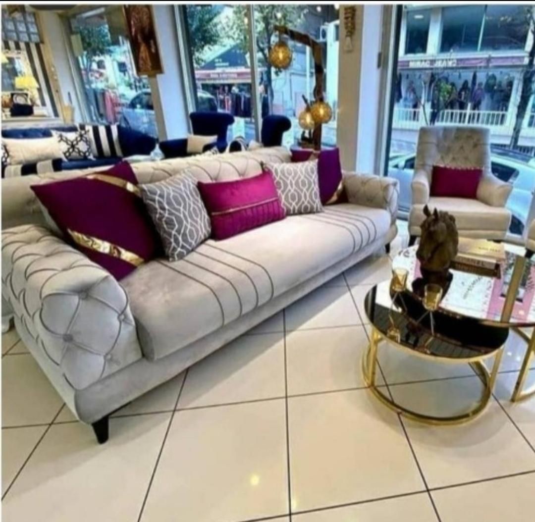 مبل «یونانی»جهیزیه عروس پارکر(تولیدی ارزانکده)|مبلمان خانگی و میز عسلی|خرمآباد, |دیوار