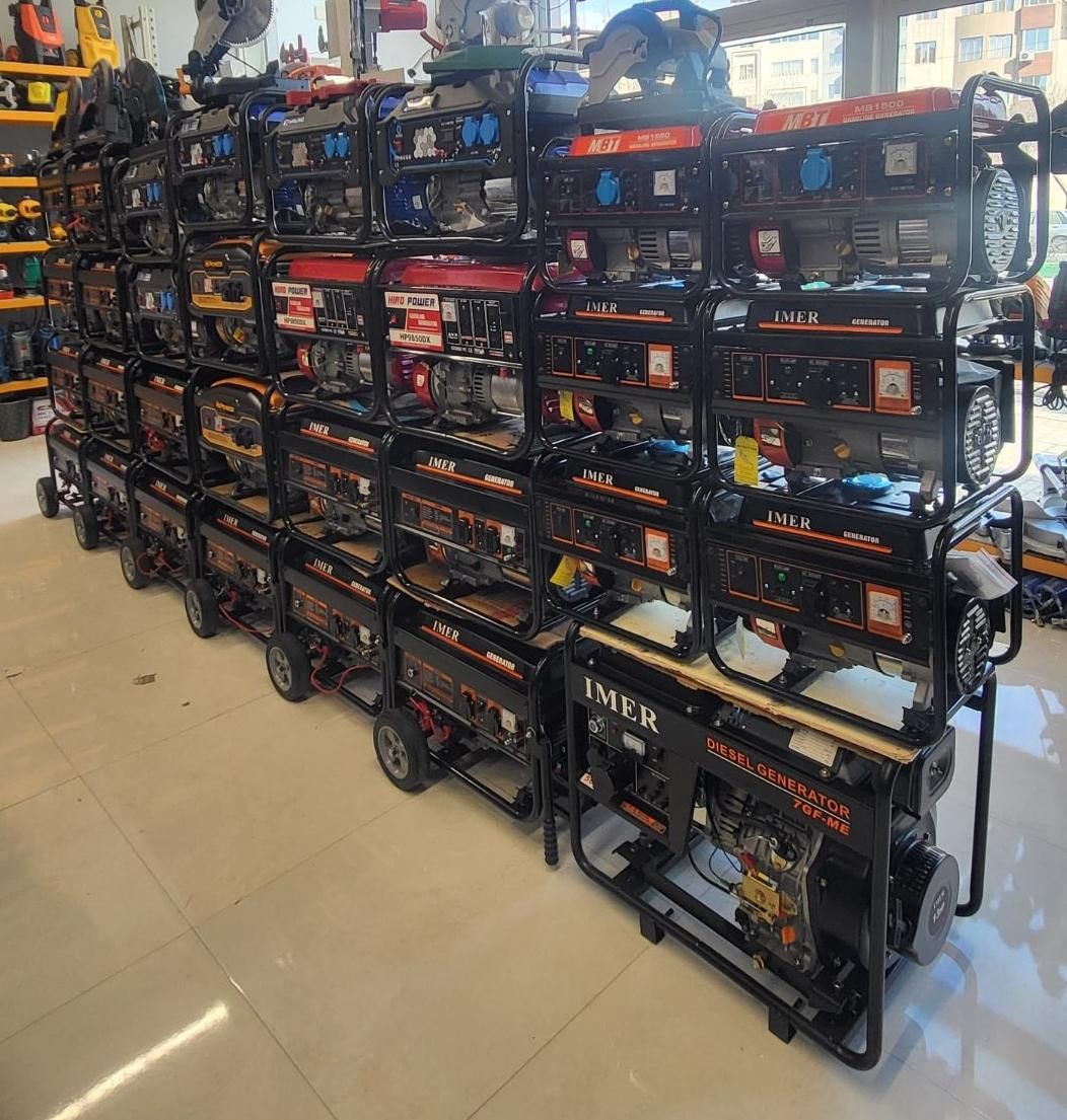 موتور برق تمام مس استارتی هندلی بنزینی دستگاه برق|فروشگاه و مغازه|مشهد, هنرور|دیوار