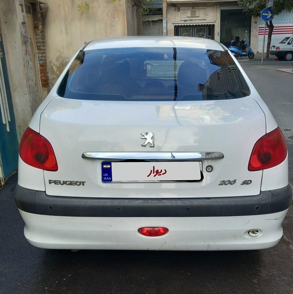 پژو 206 SD V8، مدل ۱۳۹۰|سواری و وانت|تهران, فلاح|دیوار