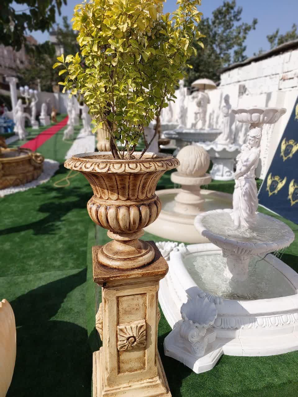 گلدان بتنی فلاورباکس فایبرگلاس مقاوم سیمانی باغی|مصالح و تجهیزات ساختمان|آستارا, |دیوار