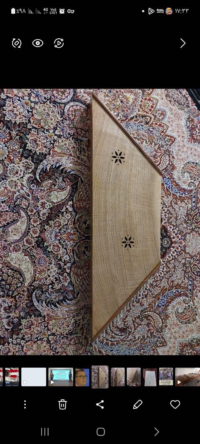 سنتور گنجی|سازهای سنتی|رودسر, |دیوار