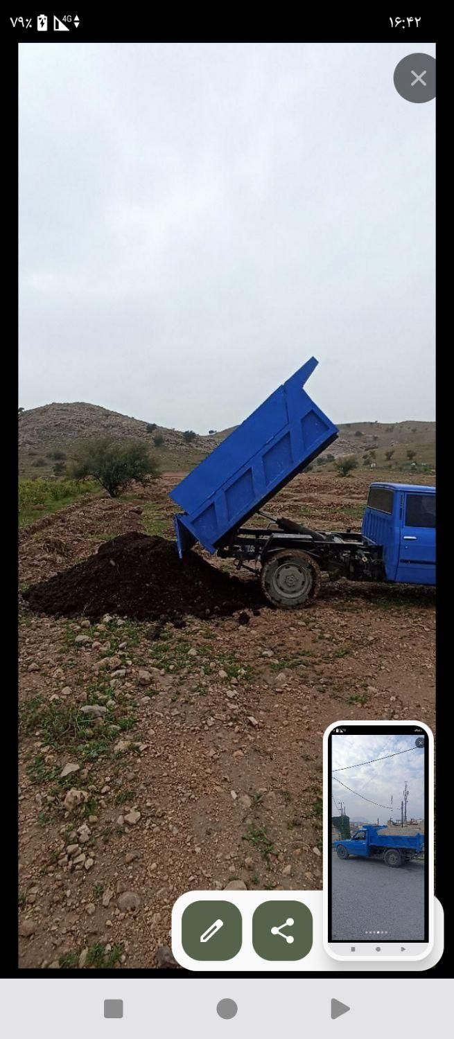 سایپا کمپرسی(تحویل ماسه وحمل نخاله ساختمانی)|خدمات حمل و نقل|بهبهان, |دیوار