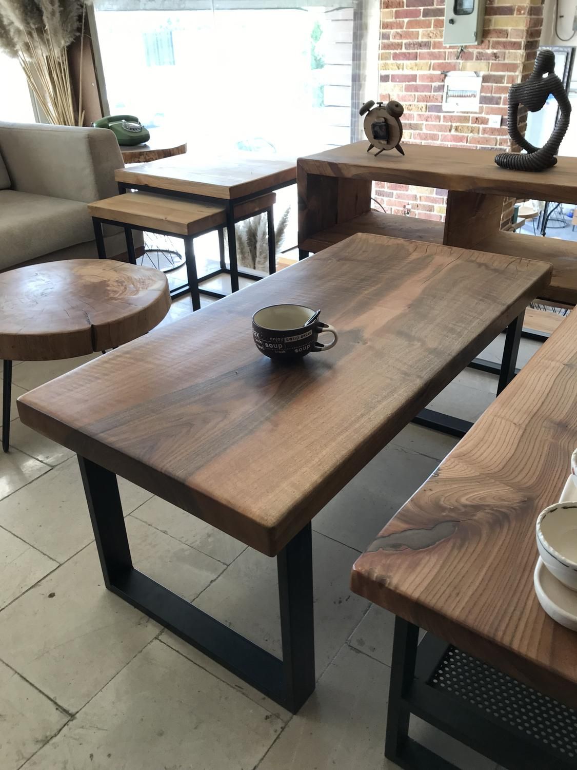 میز جلو مبلی و عسلی روستیک|مبلمان خانگی و میز عسلی|شهریار, |دیوار