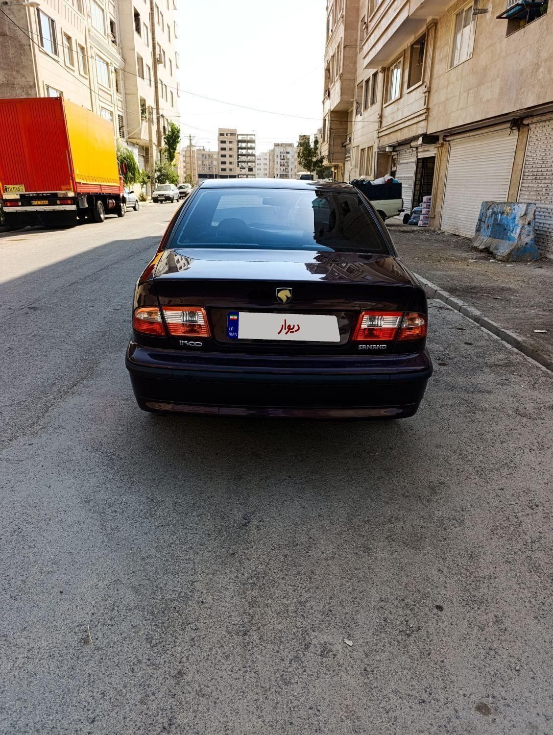 سمند LX مدل 92 رنگ گلاسی شاسی پلمپ بسیار تمیز|خودرو سواری و وانت|کرج, خرمدشت|دیوار