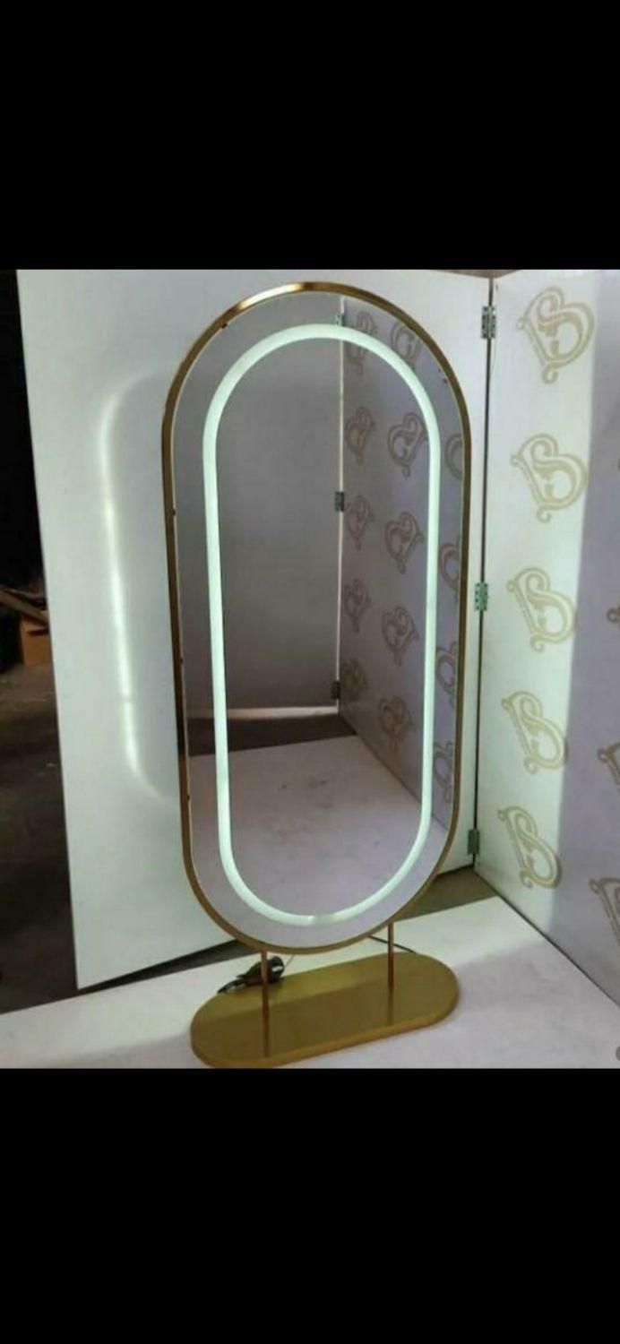 ایینه  گنبدی بک لایت|آرایشگاه و سالن‌های زیبایی|تبریز, |دیوار