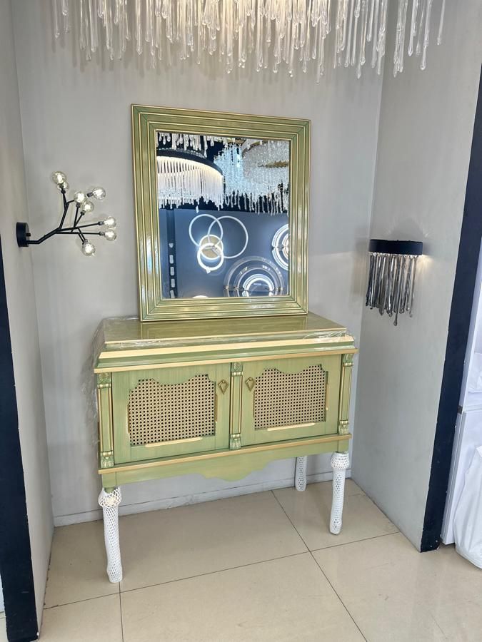 آینه و کنسول و میز تی وی مدل حصیری|بوفه، ویترین، کنسول|تهران, شهید رجایی|دیوار