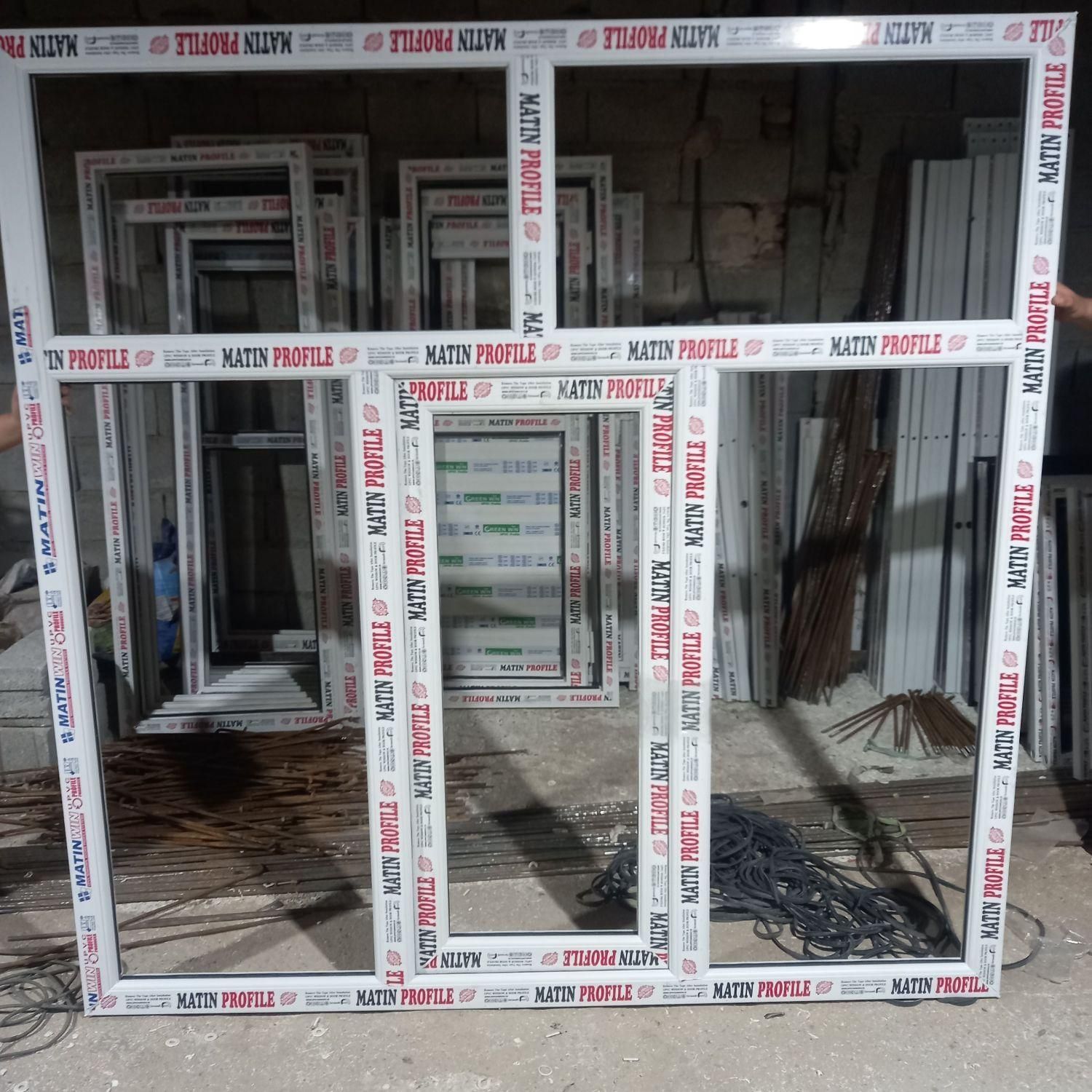 درب پنجره یوپی وی سی همه اندازه داریم|مصالح و تجهیزات ساختمان|تبریز, |دیوار