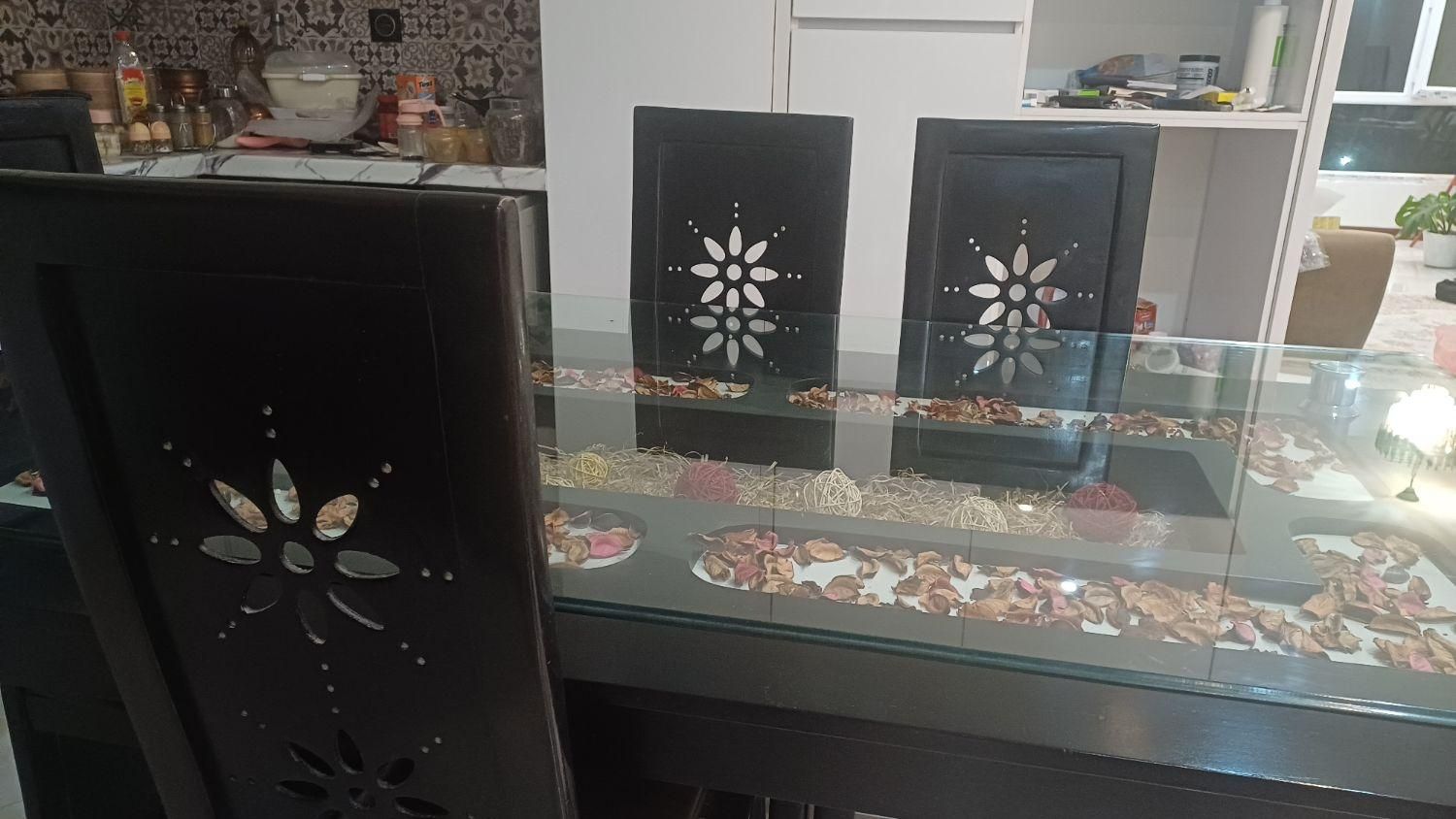 میز نهارخوری ۶ نفره|میز و صندلی غذاخوری|پردیس, |دیوار