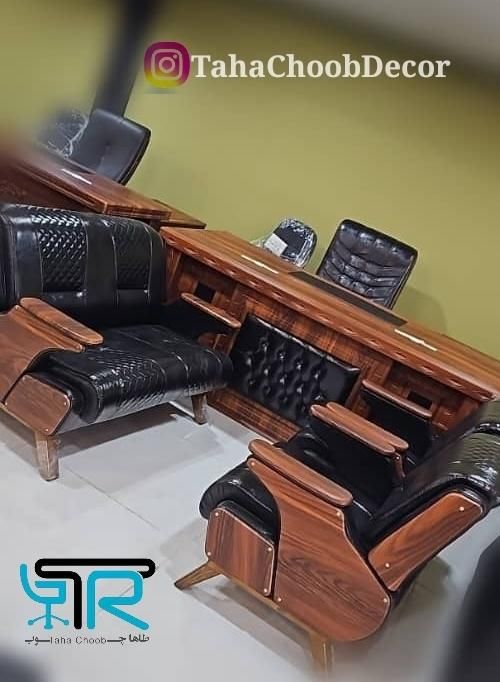 نیمست چرم اداری آیلین مدرن/کانترمنشی/میزریاست/فایل|دفتر کار|شیراز, احمدی جنوبی|دیوار