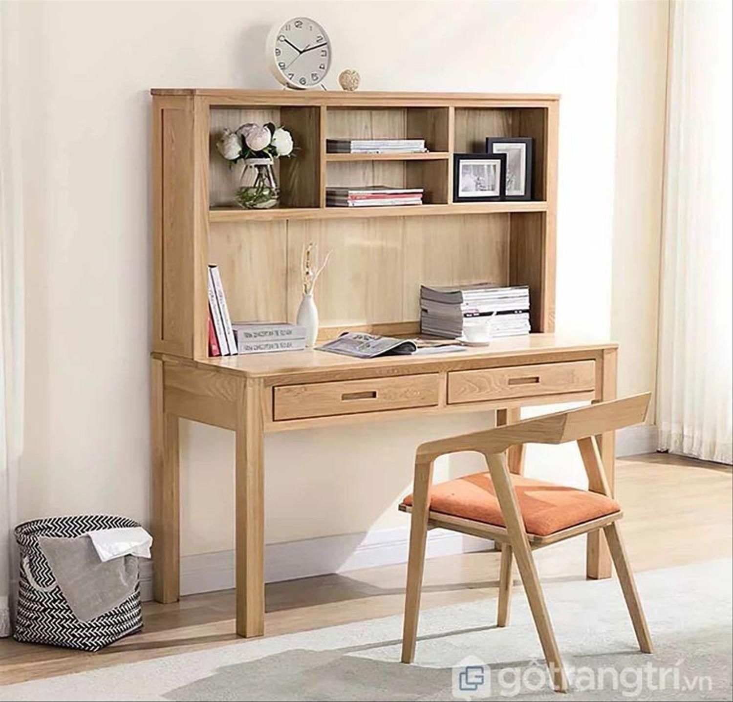 میز تحریر و مطالعه با کتابخانه چوبی تمام چوب طبیعی|میز تحریر و کامپیوتر|تهران, بازار|دیوار