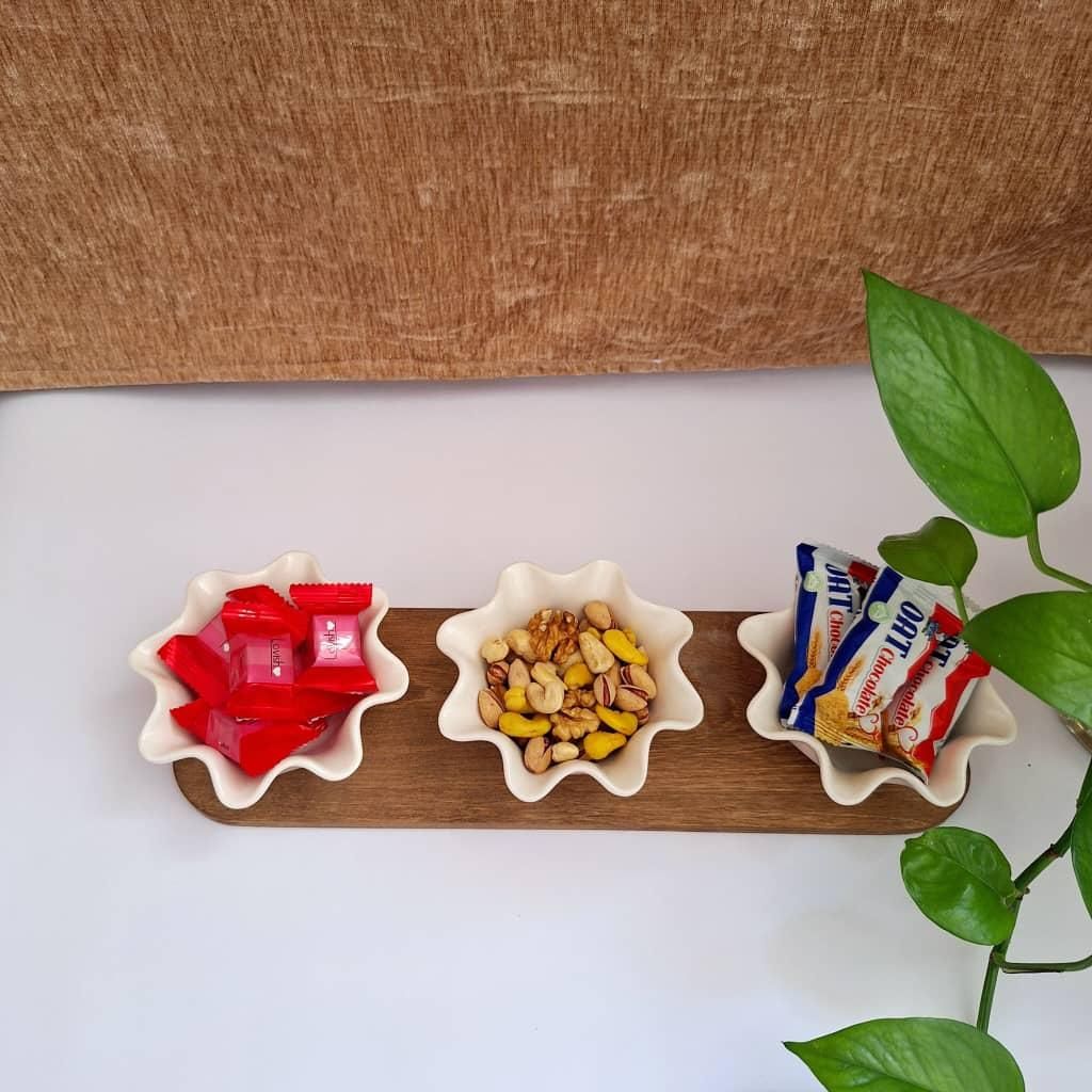 اردو خوری چینی با زیره چوب کادویی جهیزیه«امیددکور»|ظروف سرو و پذیرایی|مشهد, شهرک رازی (شهرک غرب)|دیوار