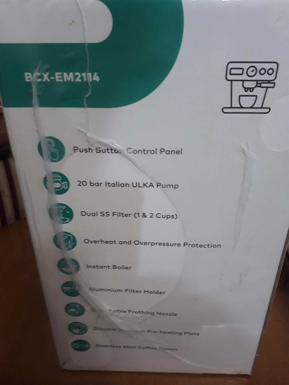 اسپرسوساز بلانتون BLANTON BCX EM2114|سماور، چای‌ساز، قهوه‌ساز|تهران, شیان|دیوار