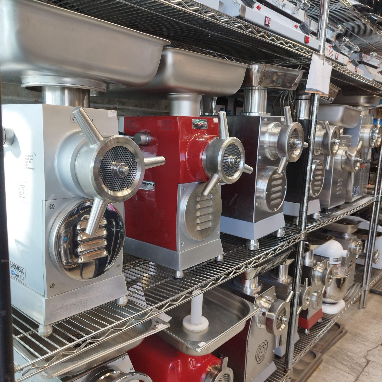 چرخ گوشت صنعتی قصابی گیربکسی الکتروکار امگا رومیزی|فروشگاه و مغازه|تهران, جوانمردان (اندیشه)|دیوار