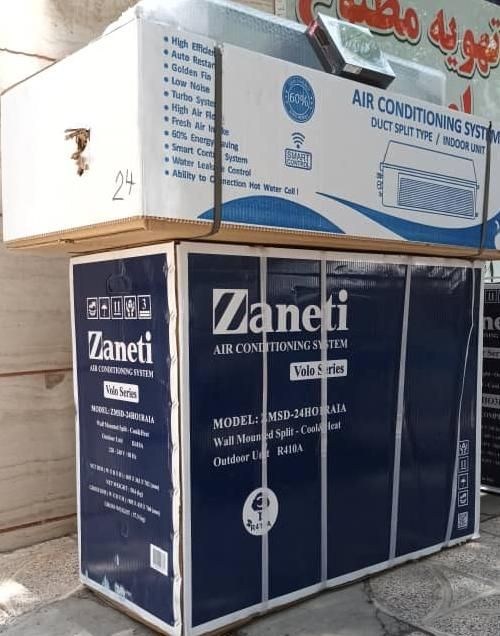 داکت اسپیلت 24000 زانتی zaneti|کولر گازی و فن‌کوئل|تهران, امین حضور|دیوار
