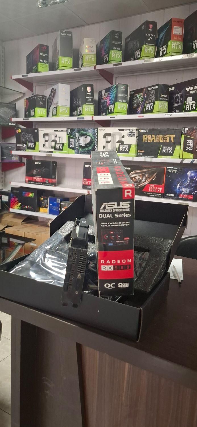کارت گرافیک ایسوس rx580 asus duall|قطعات و لوازم جانبی رایانه|تهران, آذربایجان|دیوار