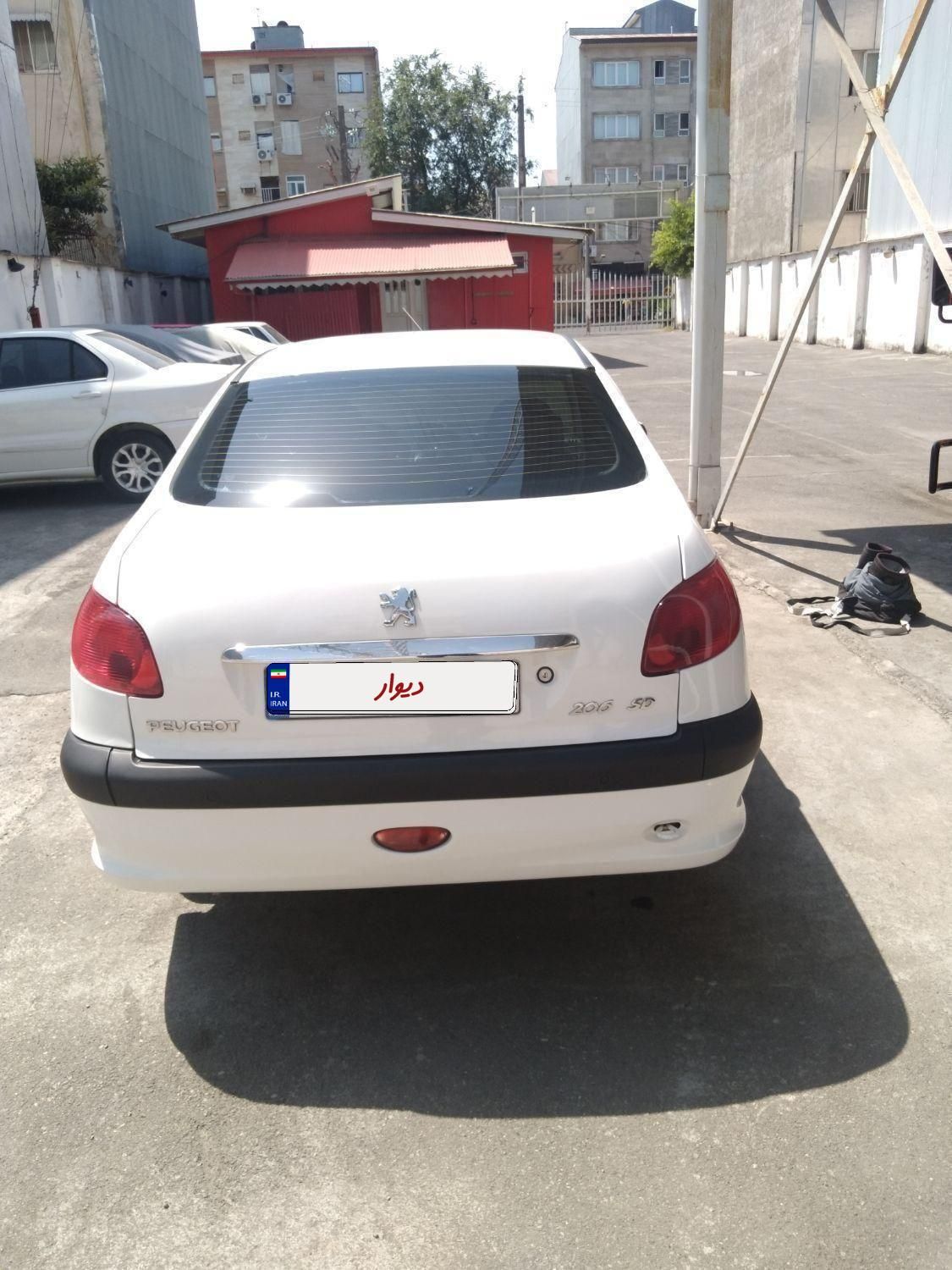 پژو 206 SD V8، مدل ۱۳۹۶|خودرو سواری و وانت|رشت, دیانتی|دیوار