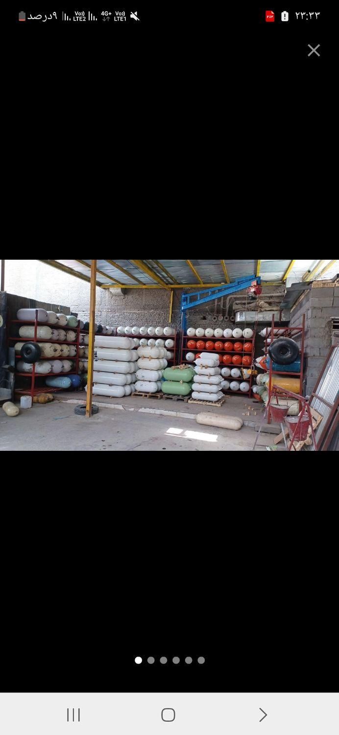 کپسول گاز سی ان جی قسطی مخزن cng خ بعثت|قطعات یدکی و لوازم جانبی|اصفهان, برازنده|دیوار