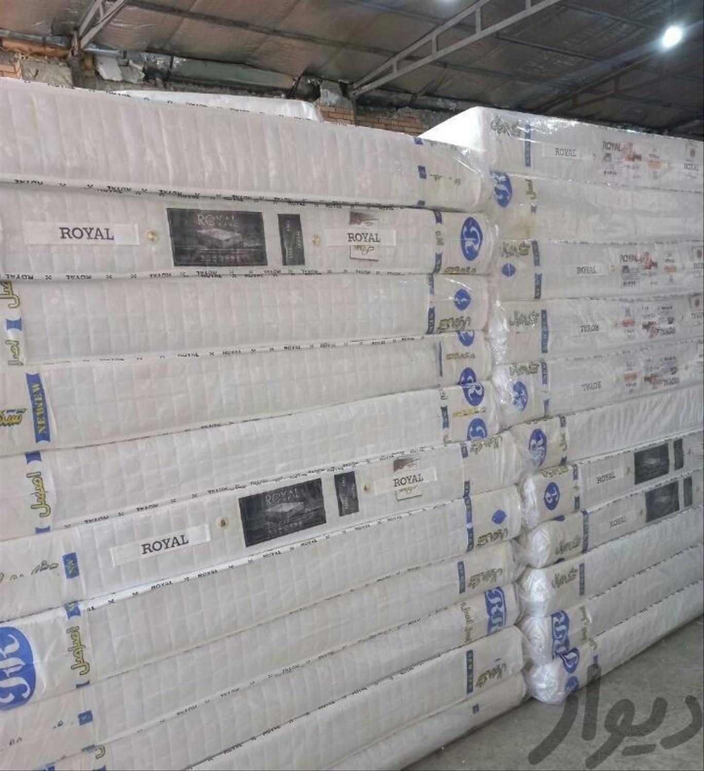 تشک مستقیم از کارخانه رویال ( طبی فنری )|تشک تختخواب|سمنان, |دیوار