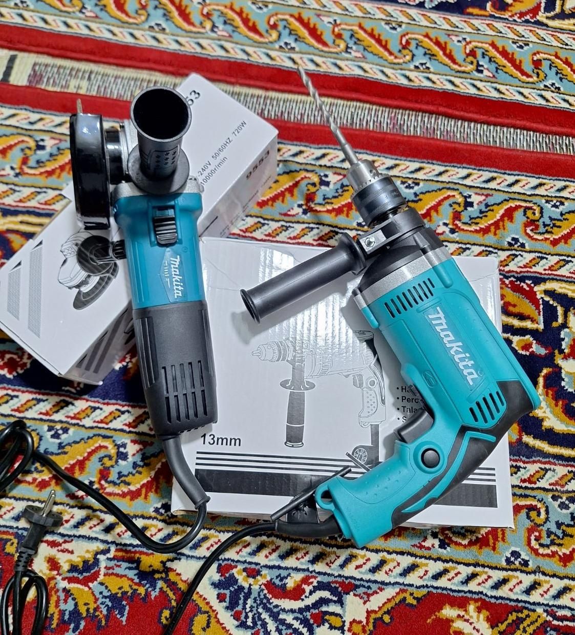 دریل ماکیتا گیربکسی مدل1630 دلر مینی فرز 9553ژاپتی|ماشین‌آلات صنعتی|مشهد, هفده شهریور|دیوار