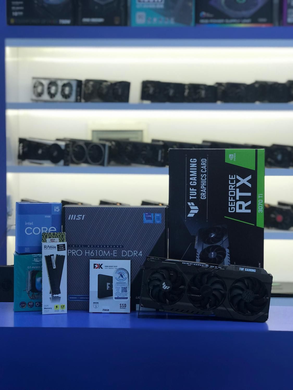 کیس گیمینگ نسل 12 با 12400F و 3070Ti 8Gb اقساطی|رایانه رومیزی|مشهد, عامل|دیوار