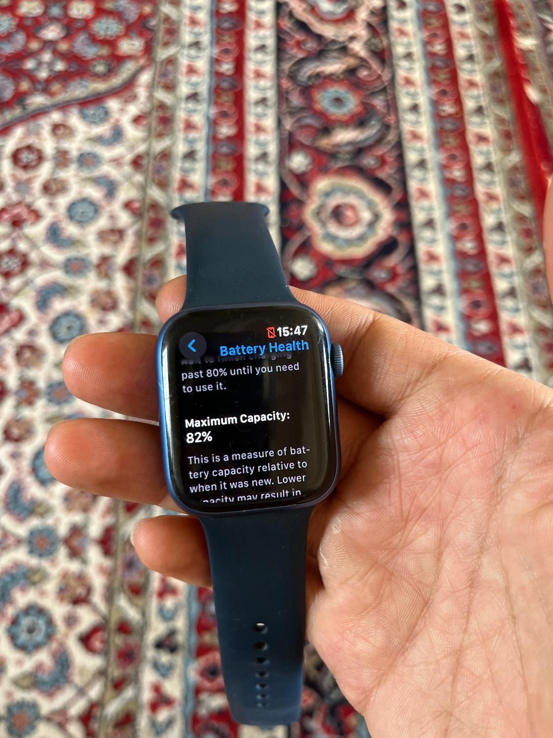 Apple Watch 7 45mm Blue|ساعت|یزد, |دیوار