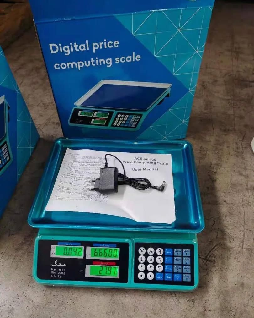ترازو شارژی ۴۲kعلمکدار بدون علمک باسکول بدون سیم|فروشگاه و مغازه|لنگرود, |دیوار