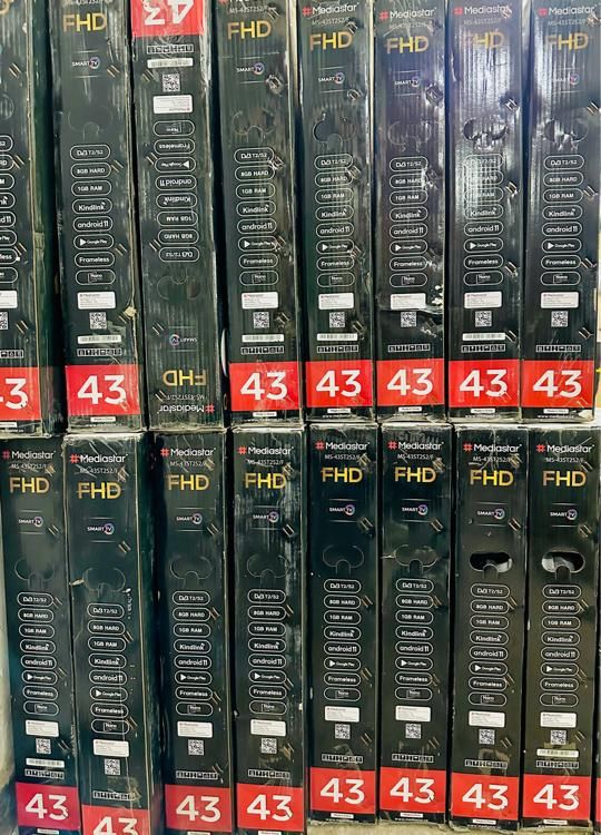تلویزیون ۴۳ اینچ مدیا استار مدل اسمارت هوشمند فول|تلویزیون و پروژکتور|اهواز, کمپلو جنوبی|دیوار
