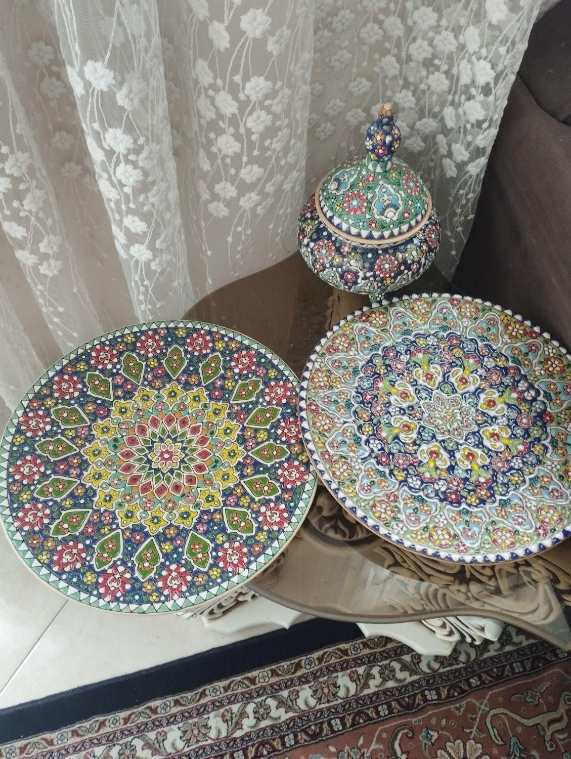 ظروف مینا کاری|صنایع دستی و سایر لوازم تزئینی|تهران, افسریه|دیوار