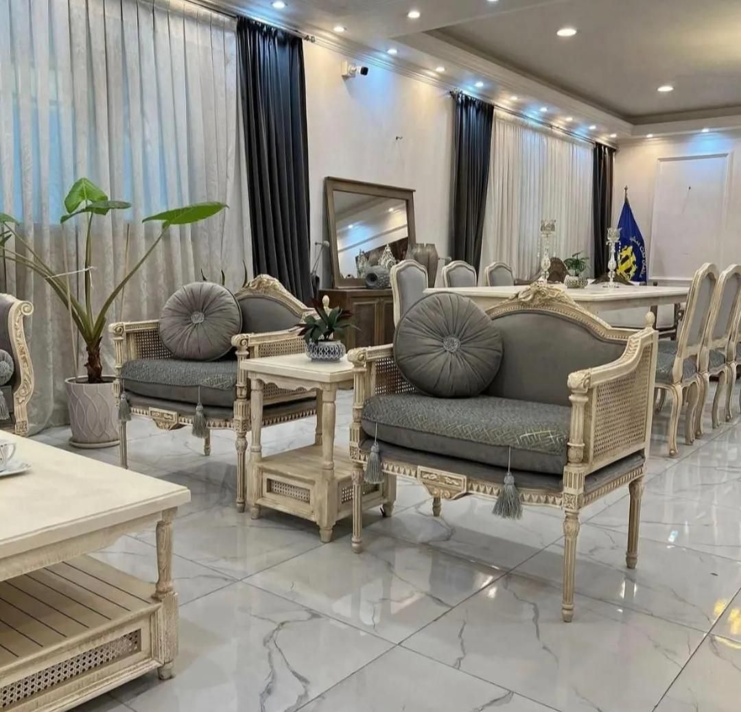 مبل کلاسیک کاجی،ابزاری ،کویین.|مبلمان خانگی و میز عسلی|رشت, سیا اسطلخ|دیوار