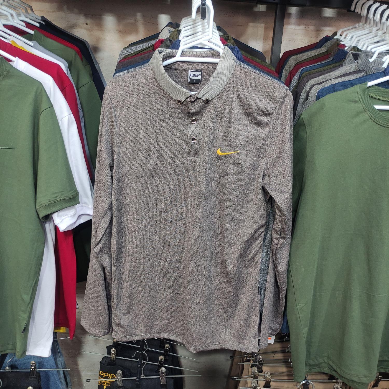 تیشرت یقه دار آستین بلند مدل نایک کد ۲۱۳|لباس|کرمان, |دیوار