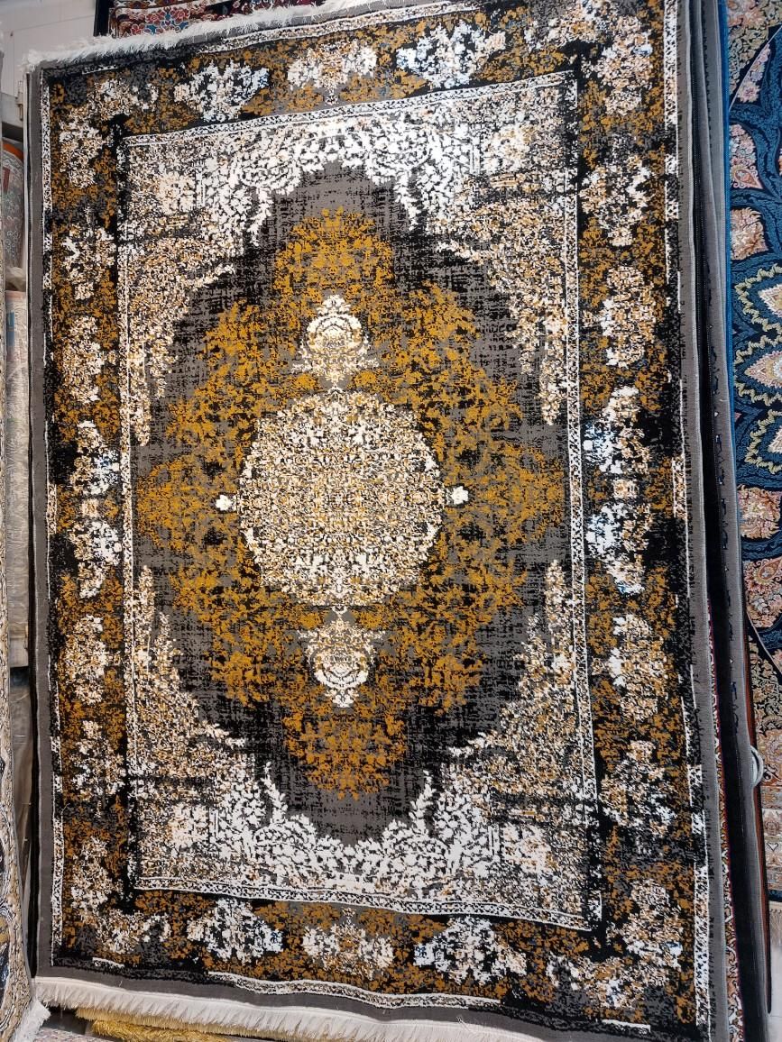 فرش۹متری هیوا و باغ معلق فیلی و سورمه ای طرح۷۰۰|فرش|مشهد, طلاب|دیوار