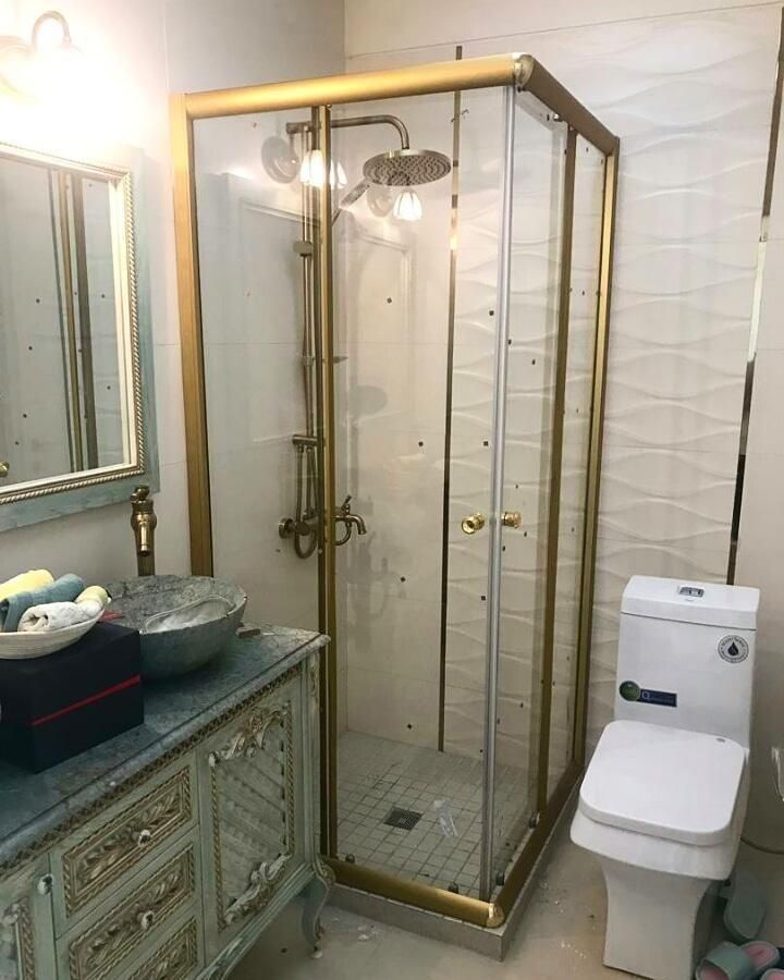 کابین دوش با فریم آلومینیومی در رنگ بندی|مصالح و تجهیزات ساختمان|کرج, گوهردشت|دیوار