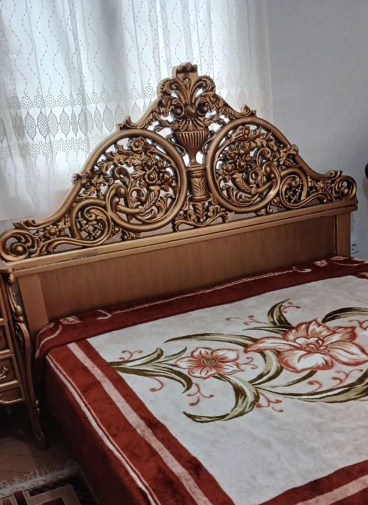 سرویس تخت دونفره چوبی|تخت و سرویس خواب|مراغه, |دیوار